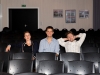 Proben und Warm-Up des Kom(m)ödchen Ensembles